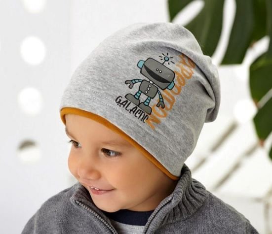 Chlapecká čepice robot AJS
