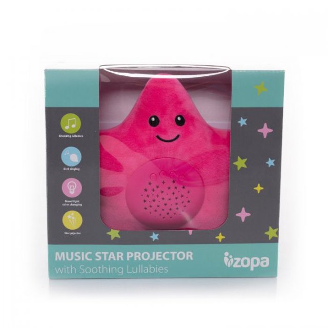 Plyšová hračka Hvězdička s projektorem > varianta Pink