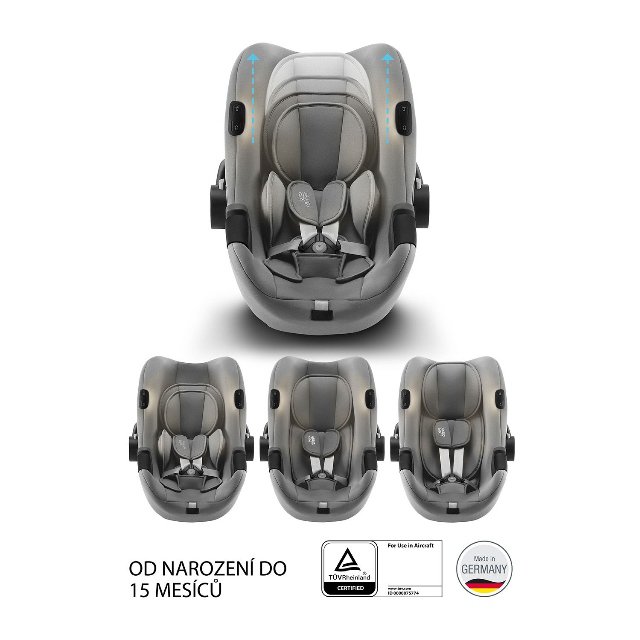Autosedačka Baby-Safe iSense > varianta Nordic Grey