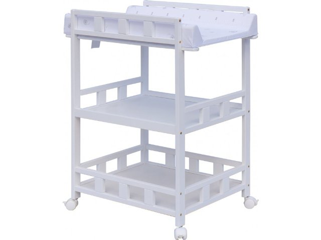 Přebalovací pult Scarlett Buno - masiv buk > varianta bílá