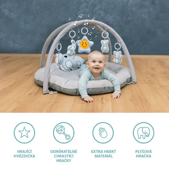 Hrací deka comfort > varianta Cuddle Grey