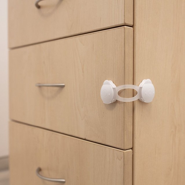 Mini zámek skříněk ohebný 2ks