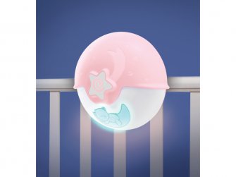 Infantino Noční lampička s projekcí růžová