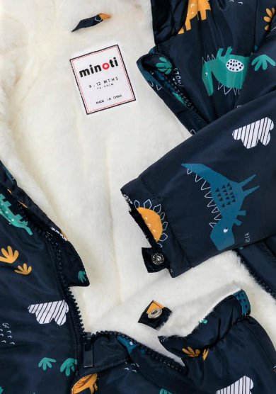 Kombinéza kojenecká zimní podšitá chlupem Minoti 