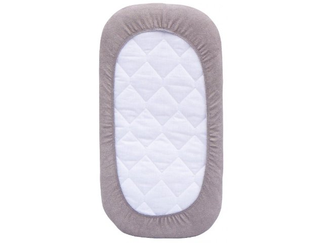 Nepropustné prostěradlo Scarlett do kočárku - 75x35 cm > varianta šedá