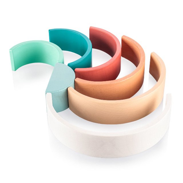 Dřevěná skládací duha > varianta sunset