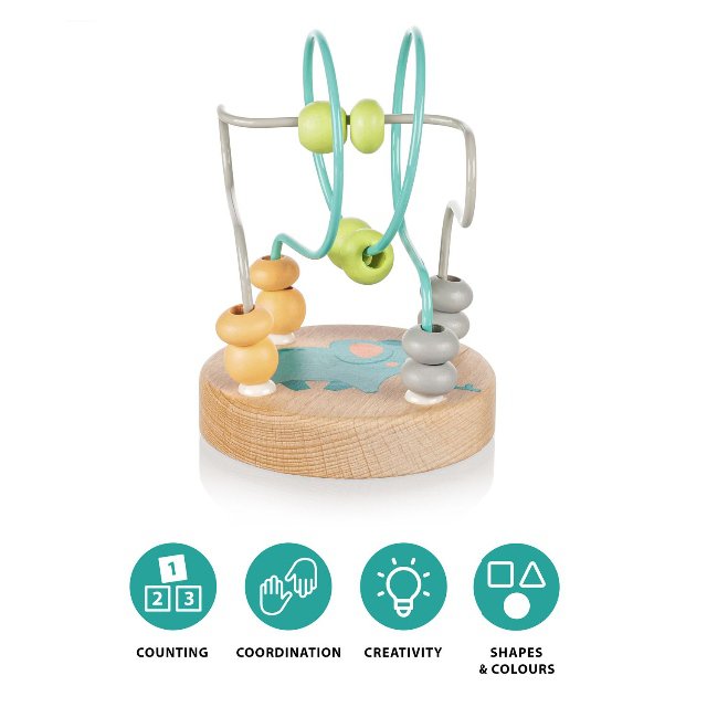 Dřevěná aktivity hračka > varianta Elephant