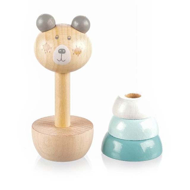 Dřevěné nasazovací zvířátko > varianta Bear