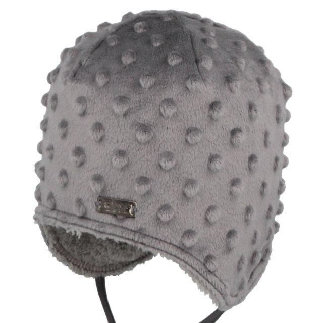 Čepice kojenecká zimní vázací puff 3820-0 RDX