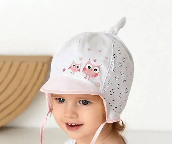 Dívčí čepice sovy AJS