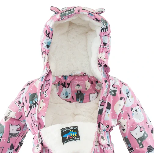 Overal zimní dívčí s kožíškem Pidilidi