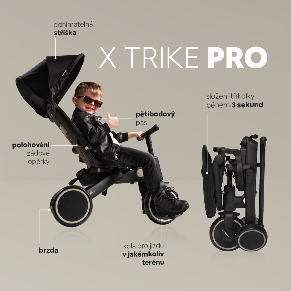 Tříkolka ZOPA X Trike Pro