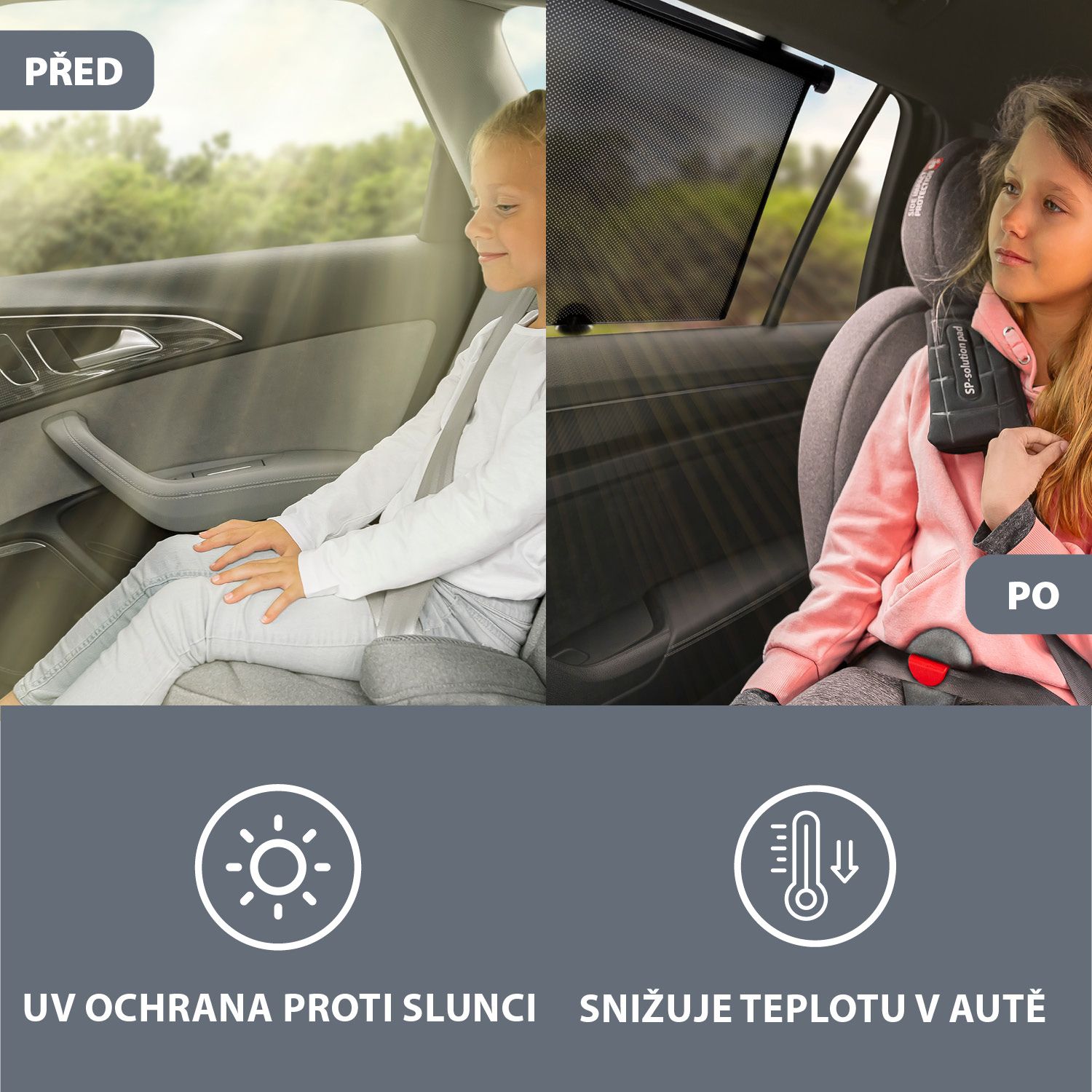 Zopa Sluneční clona do auta rolovací