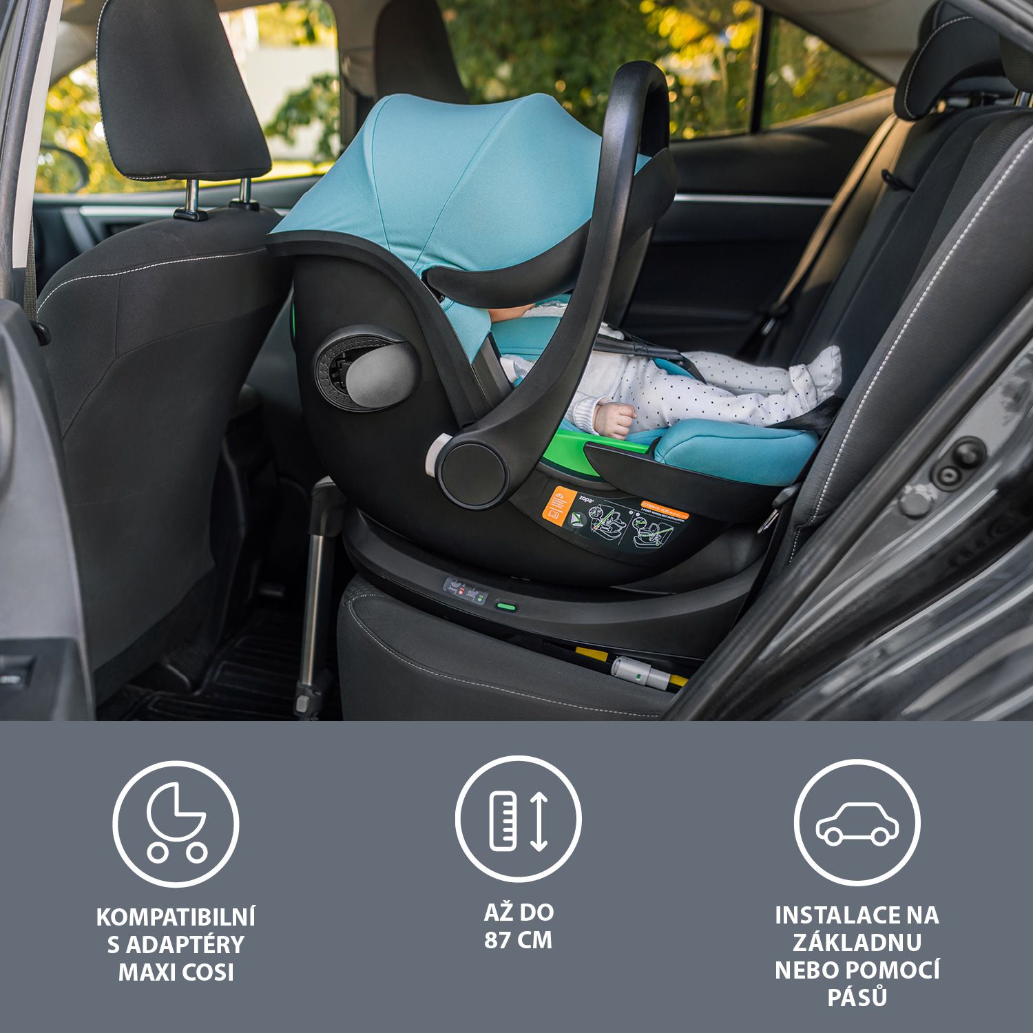 Autosedačka XM Plus i-Size bundle