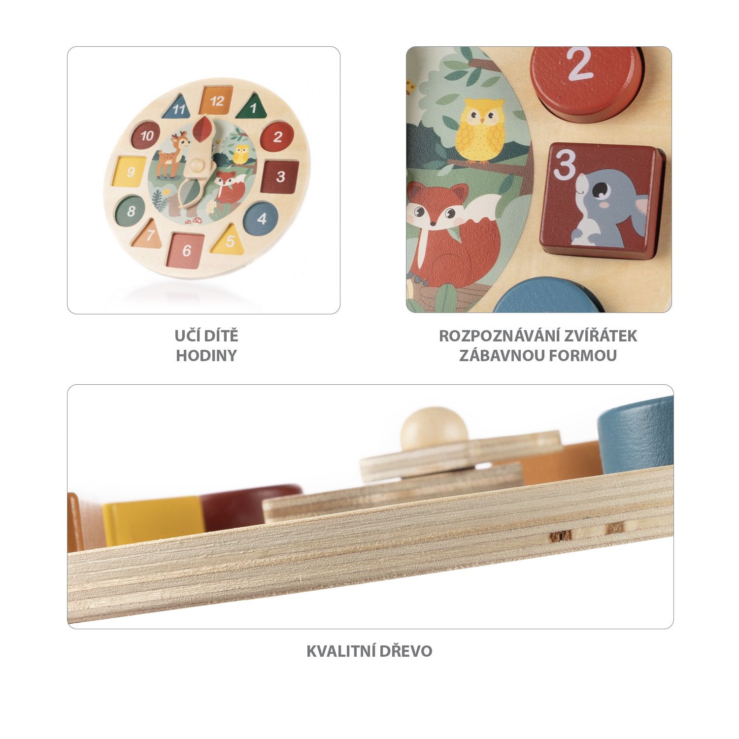 Dřevěné aktivity hodiny