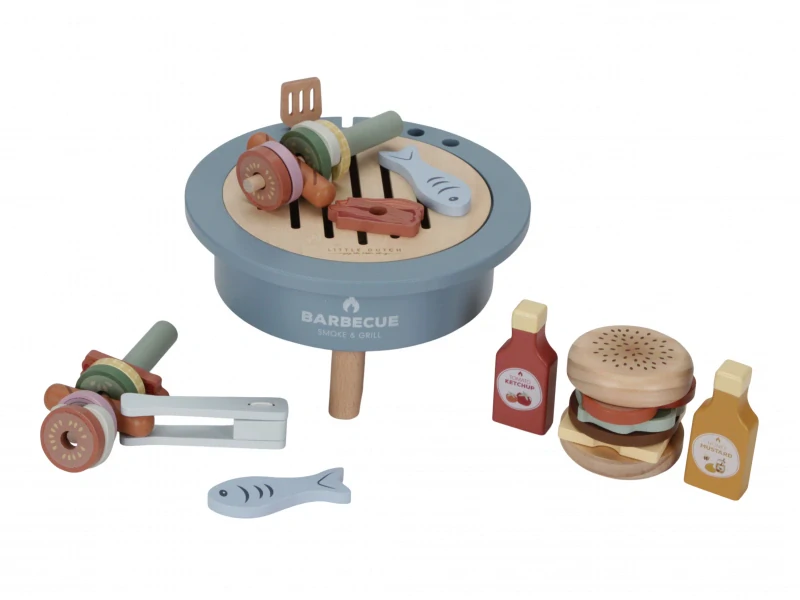 Barbecue sada dřevěná