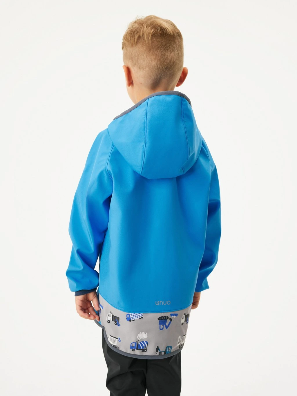 Softshellová bunda s fleecem Basic modrá/bagry