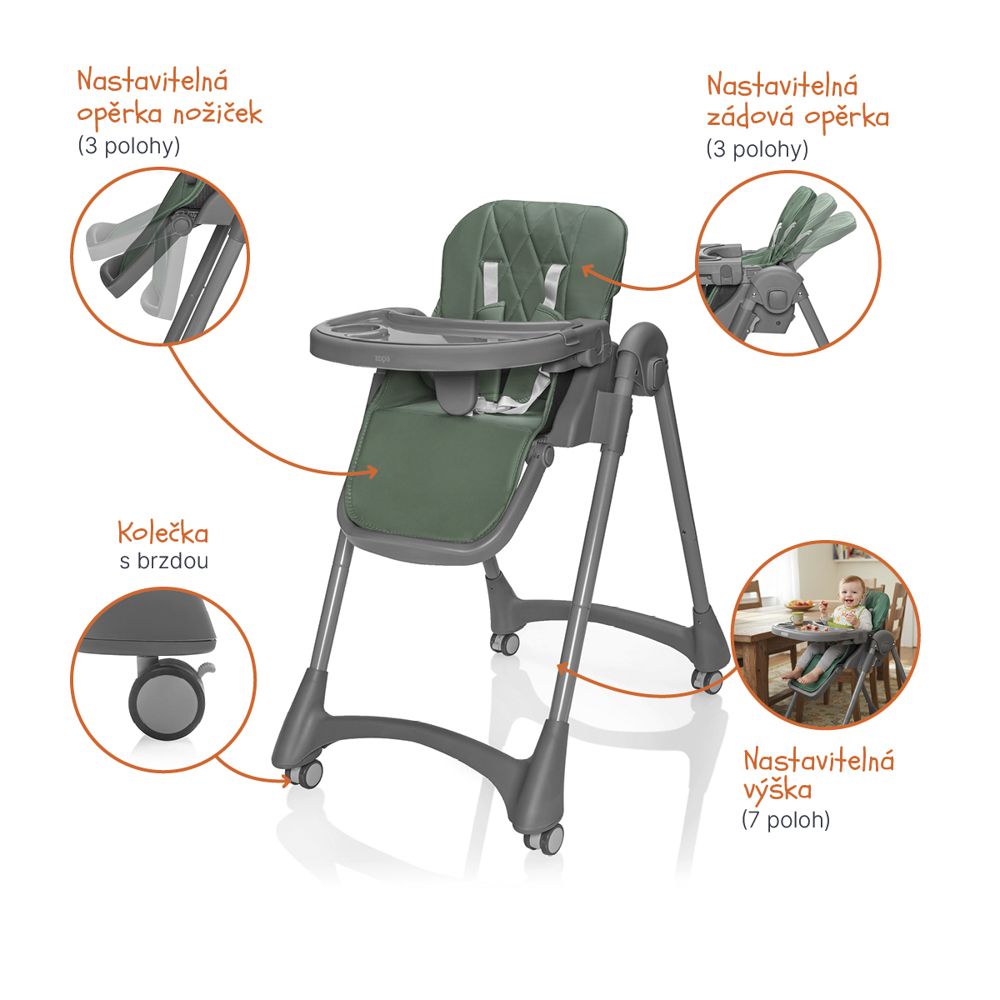 Dětská židlička ZOPA Primo