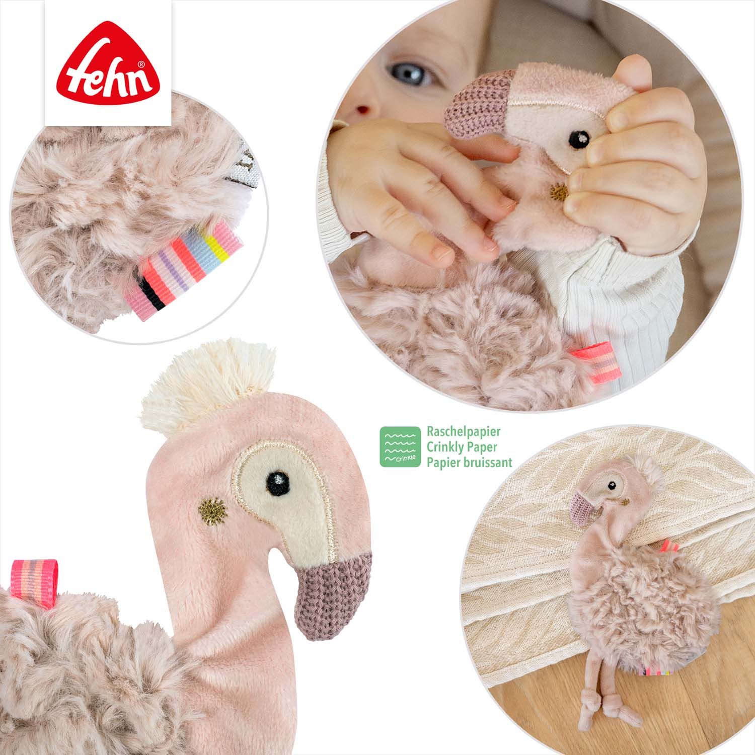 Chrastítko plameňák, Pink