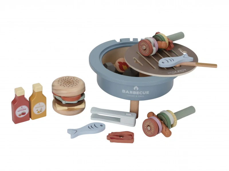 Barbecue sada dřevěná