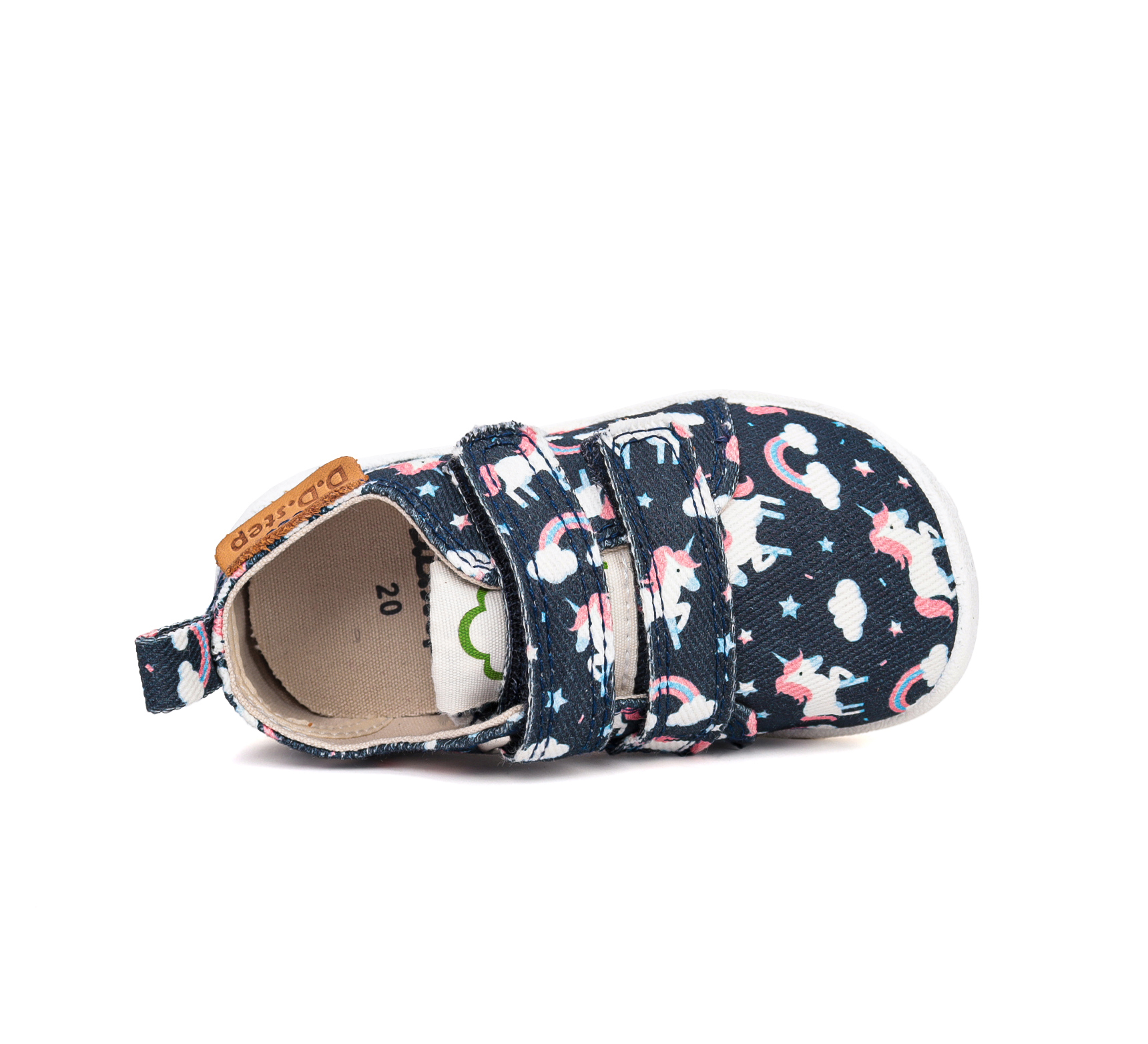Dětské plátěné tenisky barefoot DDStep C086-52832