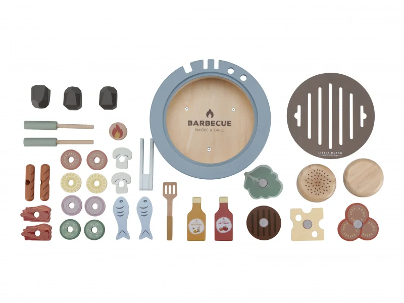 Barbecue sada dřevěná