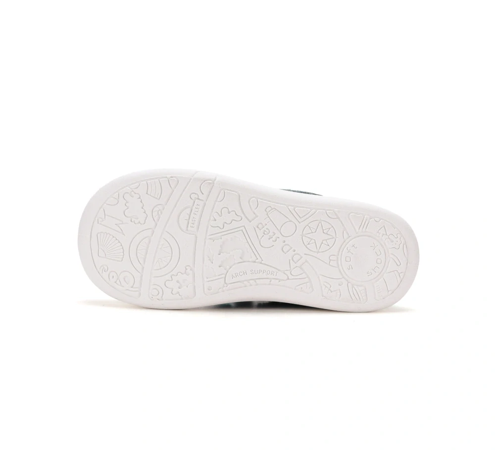 Dětské textilní tenisky DDstep F100-62490BL
