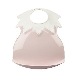 Plastový bryndák s límcem > varianta Powder Pink