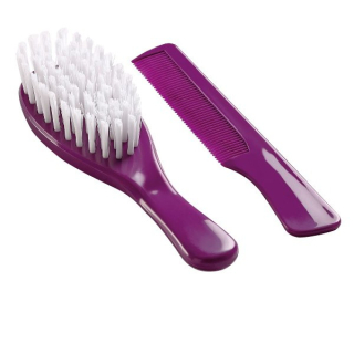 Sada kartáče a hřebenu na vlasy > varianta Purple