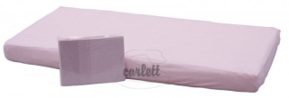 Prostěradlo nepropustné 120x60 cm SCARLETT > varianta růžová