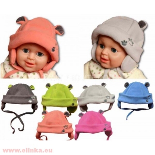 Čepička fleecová Miraso G-MINI > varianta zelinkavá 