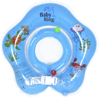 Koupací kruh Baby Ring > varianta střední 3-36 měs. - modrá