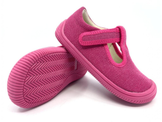 Dětská obuv barefoot plátěná PROTETIKA KIRBY fuxia