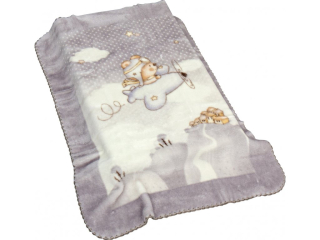 Španělská deka 6378 > varianta šedá > 80x110 cm