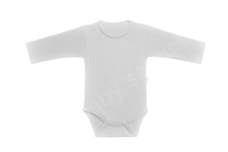 Body dl.rukáv uni pruhy BABY SERVICE bílá