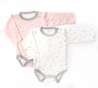 Body dl.rukáv puntíčky BABY SERVICE
