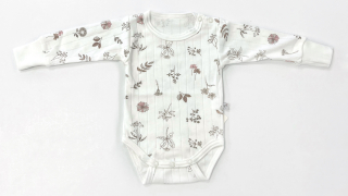 Kojenecké body dl.rukáv rostoucí trojlístky BABY SERVICE