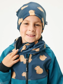 Dětský nákrčník z fleecu Basic kapybary