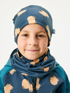 Dětská čepice fleecová basic kapybara