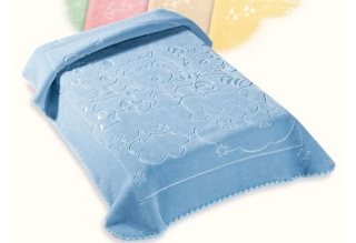 Španělská deka Baby Perla 520 > varianta modrá > 80x110 cm