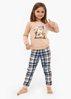 Pyžamo Girl KIDS BEARS 594/187 dl.rukáv CORNETTE