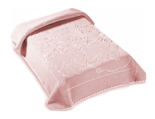 Španělská deka Baby Perla 520 > varianta růžová > 80x110 cm