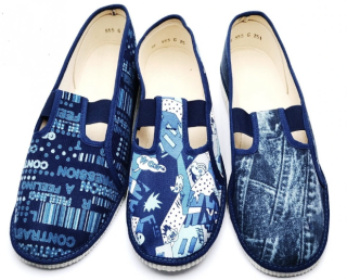 Dětská obuv HP Čechtín motiv jeans