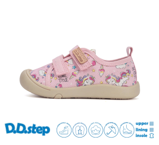 Dětské plátěné tenisky DDStep C100-61621