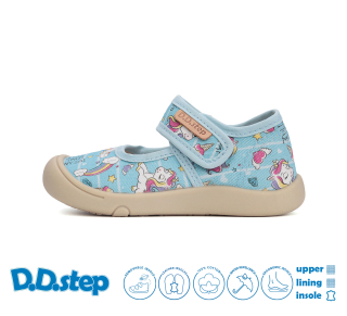 Dětské plátěné tenisky DDStep C100-61436A