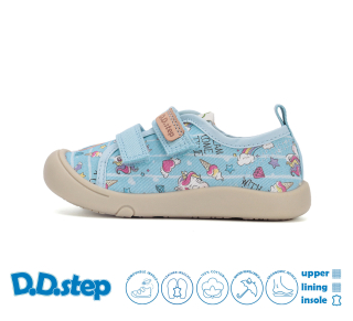 Dětské plátěné tenisky DDStep C100-61621A
