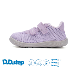 Dětské textilní tenisky barefoot DDStep F093-61936D