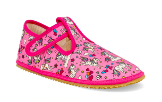 Dětská obuv barefoot BEDA 170020/W Crazy Unicorn