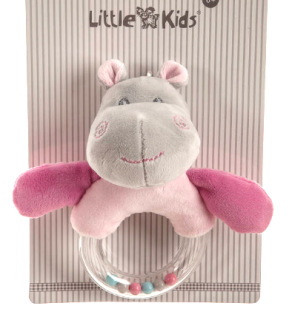 Chrastítko kroužek s kuličkama Little Kids hrošík