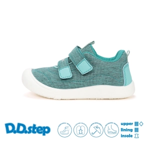 Dětské textilní tenisky DDstep F100-62490BL